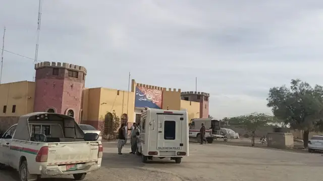 City police station set ablaze in Kharan amid reports of armed assault