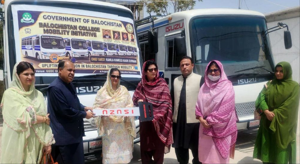 Balochistan hands 15 buses to colleges, pledges 100 more
